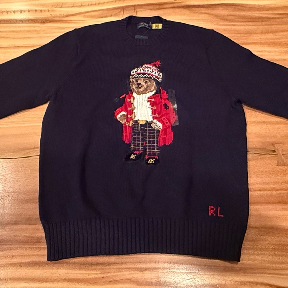 Polo Bear Sweater NWT Large